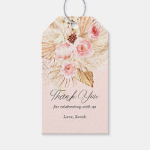 ピンクのフローラホパンパスグラスベビーガールシャワー