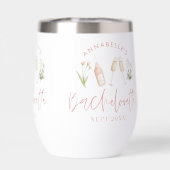 ピンクのフローラモダンピンクのガーリーバチェロレッテ (背面)