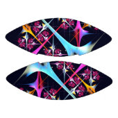 ピンクのフローラモダン抽象芸術アートカラーパターン#01 アメリカンフットボール (パネル)