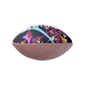 ピンクのフローラモダン抽象芸術アートカラーパターン#01 アメリカンフットボール (回転90)