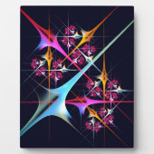 ピンクのフローラモダン抽象芸術アートカラーパターン#01 フォトプラーク (正面)