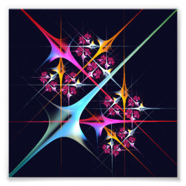 ピンクのフローラモダン抽象芸術アートカラーパターン#01 フォトプリント           