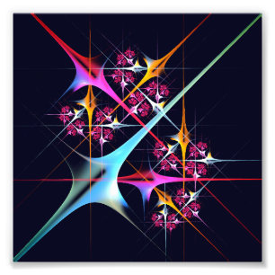 ピンクのフローラモダン抽象芸術アートカラーパターン#01 フォトプリント           