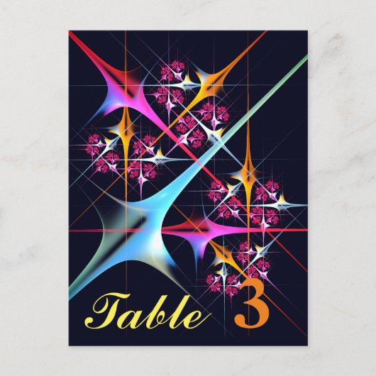 ピンクのフローラモダン抽象芸術アートカラーパターン#01 ポストカード (正面)