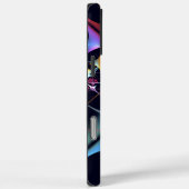 ピンクのフローラモダン抽象芸術アートカラーパターン#01 Case-Mate iPhoneケース (裏面 / 右)