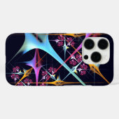 ピンクのフローラモダン抽象芸術アートカラーパターン#01 Case-Mate iPhoneケース (裏面 (横))