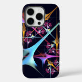 ピンクのフローラモダン抽象芸術アートカラーパターン#01 Case-Mate iPhoneケース (裏面)