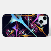 ピンクのフローラモダン抽象芸術アートカラーパターン#01 Case-Mate iPhoneケース (裏面 (横))