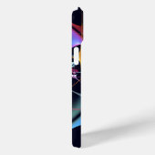 ピンクのフローラモダン抽象芸術アートカラーパターン#01 Case-Mate iPhoneケース (裏面 / 右)