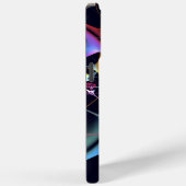 ピンクのフローラモダン抽象芸術アートカラーパターン#01 Case-Mate iPhoneケース (裏面 / 右)