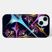 ピンクのフローラモダン抽象芸術アートカラーパターン#01 Case-Mate iPhoneケース (裏面 (横))