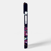 ピンクのフローラモダン抽象芸術アートカラーパターン#01 Case-Mate iPhoneケース (裏面 / 左)