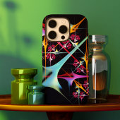 ピンクのフローラモダン抽象芸術アートカラーパターン#01 Case-Mate iPhoneケース