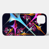 ピンクのフローラモダン抽象芸術アートカラーパターン#01 Case-Mate iPhoneケース (裏面 (横))