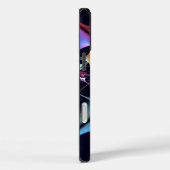ピンクのフローラモダン抽象芸術アートカラーパターン#01 Case-Mate iPhoneケース (裏面 / 右)