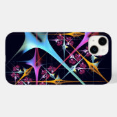 ピンクのフローラモダン抽象芸術アートカラーパターン#01 Case-Mate iPhoneケース (裏面 (横))