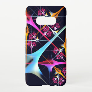 ピンクのフローラモダン抽象芸術アートカラーパターン#01 SAMSUNG GALAXY S10Eケース