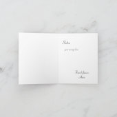ピンクのフローラリース結婚式パーティーの提案 招待状 (内部)