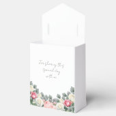 ピンクのフローラヴィンテージガーデンバラベビーシャワー フェイバーボックス (オープン)