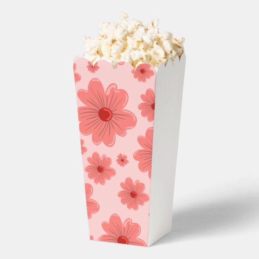 ピンクのフローラ優先ボックス フェイバーボックス (はじけた状態)