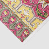 ピンクのフローラ切り離し紙 薄葉紙 (詳細)