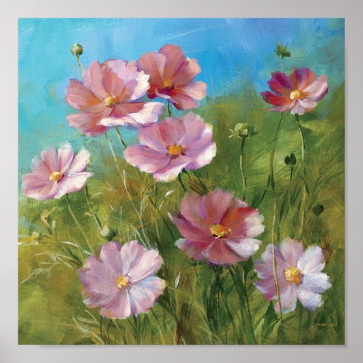 ピンクのフローラ園 ポスター (正面)