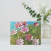 ピンクのフローラ園 ポストカード (スタンド正面)
