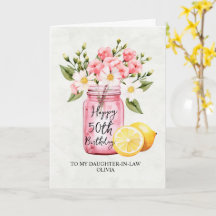 ピンクのフローラ娘の50誕生日