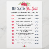 ピンクのフローラ彼は彼女はゲームを言った (正面)