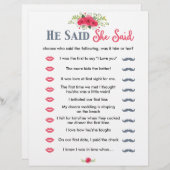 ピンクのフローラ彼は彼女はゲームを言った (正面/裏面)