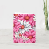 ピンクのフローラ応援21ハッピーバースデー カード (裏面)