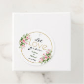 ピンクのフローラ愛の成長結婚に感謝の気持ち フェイバータグ (インサイチュ)