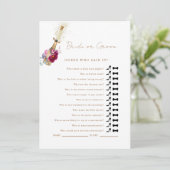 ピンクのフローラ推測それがシャワーのゲームを言った 招待状 (スタンド正面)