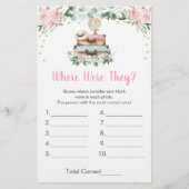 ピンクのフローラ旅行どこ彼らはブライダルゲーム (正面)