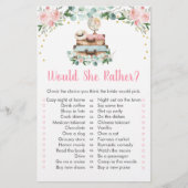 ピンクのフローラ旅行は彼女はむしろブライダルゲーム (正面)