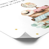 ピンクのフローラ旅行ブライダルどこ彼らはゲーム ポスター (角)