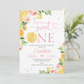 ピンクのフローラ柑橘彼女は甘い1の誕生日だ 招待状 (スタンド正面)