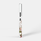 ピンクのフローラ私はキリストを通して全てのことを行うことができる SAMSUNG GALAXYケース (右側面)