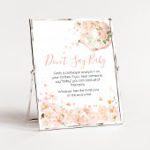 ピンクのフローラ紅茶の2つのベビー ポスター