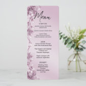 ピンクのフローラ葉メニュー メニュー (スタンド正面)