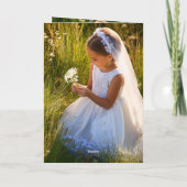 ピンクのフローラ蝶の最初のコミュニティ2写真 サンキューカード (裏面)