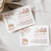 ピンクのフローラ赤ちゃん服の本のための女の子 エンクロージャーカード