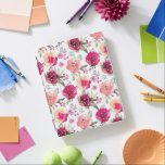 ピンクのフローラ頭が切れるiPadのケースカバー iPadスマートカバー<br><div class="desc">============このデザインについて============あなたのiPadのカバー上の葉ピンクの花やファッションのパターンの陰は素晴らし文を作る。自分の名前やイニシャル、言葉を追加したり、自分やギフトカスタマイズとして写真を追加したりすること。一致するiPhoneケースが利用可能。誕生日ギフト、ビジネス記念日ギフトなどに最適。設計： PartyInvitationShop.com</div>