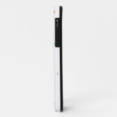 ピンクのフローラ&ポルカデザイン – 自分でパーソナライズ Case-Mate iPhoneケース (裏面/左)