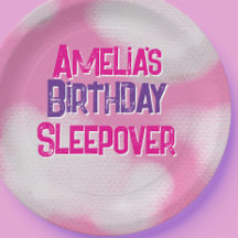 ピンクのフワフワ雲パーソナライズされた誕生日