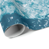 ピンクのブイの女性が水の体に囲まれて  ラッピングペーパー (ロールコーナー)