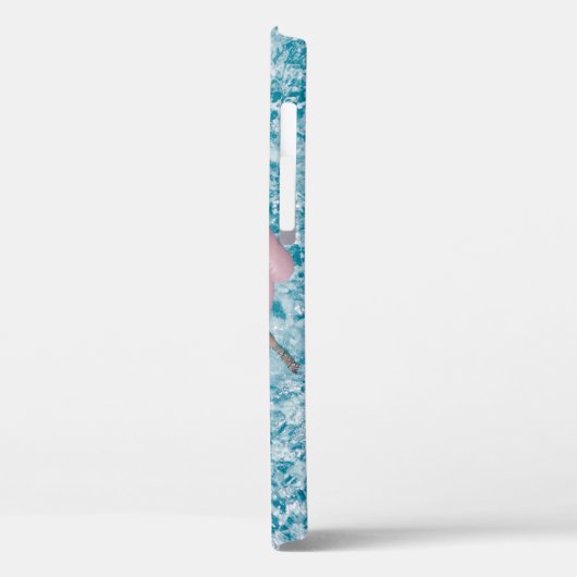 ピンクのブイの女性が水の体に囲まれて Case-Mate iPhoneケース (裏面 / 左)