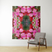 ピンクのブガンビリアの花 タペストリー (インサイチュ)