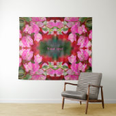 ピンクのブガンビリアの花 タペストリー (インサイチュ(横))