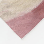 ピンクのブタのフリース フリースブランケット (角)